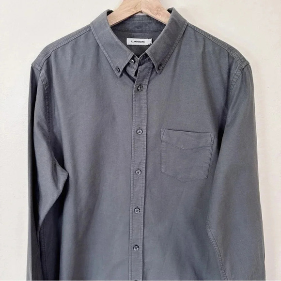 J.LINDEBERG Cotton Button Long Sleeve Chest Pocket Shirt - Picture 2 of 13